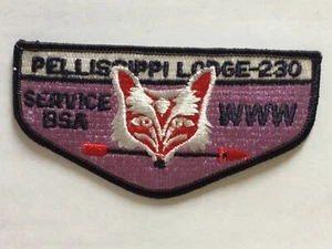 Solapa de bolsillo Pellissippi Lodge 230 S-17 1er SERVICIO solapa solo 178 emitida cs - Imagen 1 de 2