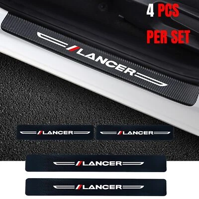 For Mitsubishi Lancer Car Door Plate Sill Scuff Anti Scratch Sticker Protector - image 1 of 4