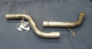 Audi TT 2.0TFSi fwd Mk2 Centre resonator mid silencer delete pipe deres pipe - Picture 1 of 5