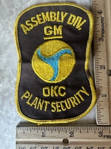 División de montaje GM General Motors. Parche de seguridad para plantas OKC de colección raro usado - Imagen 1 de 2