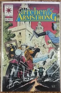 Valiant Comics ARCHER VS. ARMSTRONG #15 OCT en bolsa y abordado - Imagen 1 de 1