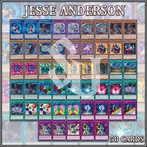 JESSE ANDERSON CRYSTAL BEAST DECK 50 |Consumed By Darkness Rainbow Dragon YuGiOh - Picture 1 of 2