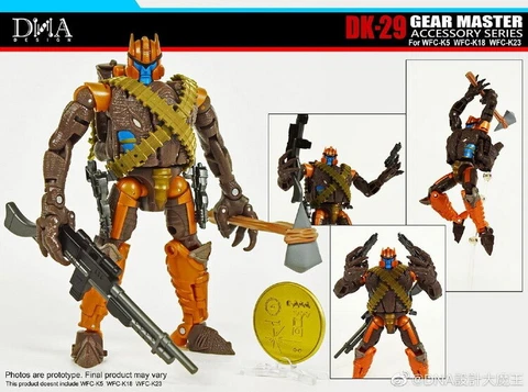 DNA Design DK-29 Upgrade Kit for WFC-K5/18/23 Blackarachnia,Dinobot & Scorponok Cover