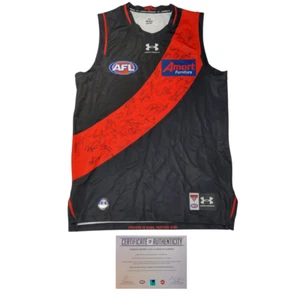 Essendon Bombers Football Club 2023 AFL Official Team Signed Guernsey - Bild 1 von 1