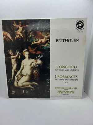 Vintage Vinyl Record. Beethoven. Concerto & 2 Romances For Violin & Orchestra Foto 1 de 4