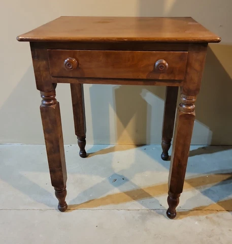 Antique wood furniture side end lamp table night stand Cover