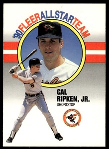 1990 Fleer All-Star Team Cal Ripken, Jr. Baltimore Orioles #8