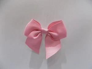 FIOCCO FIOCCHETTO GALLA COCCARDA IN GRO SINTETICO ROSA - Picture 1 of 1