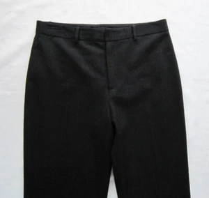 NWOT Ralph Lauren Black Label Wide Leg Tailored Wool Pants in Charcoal Size 6 - Picture 1 of 12