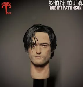 Figura de acción Robert Pattinson de 12" tallada en cabeza de hombre con pelo de planta a escala 1/6 - Imagen 1 de 8