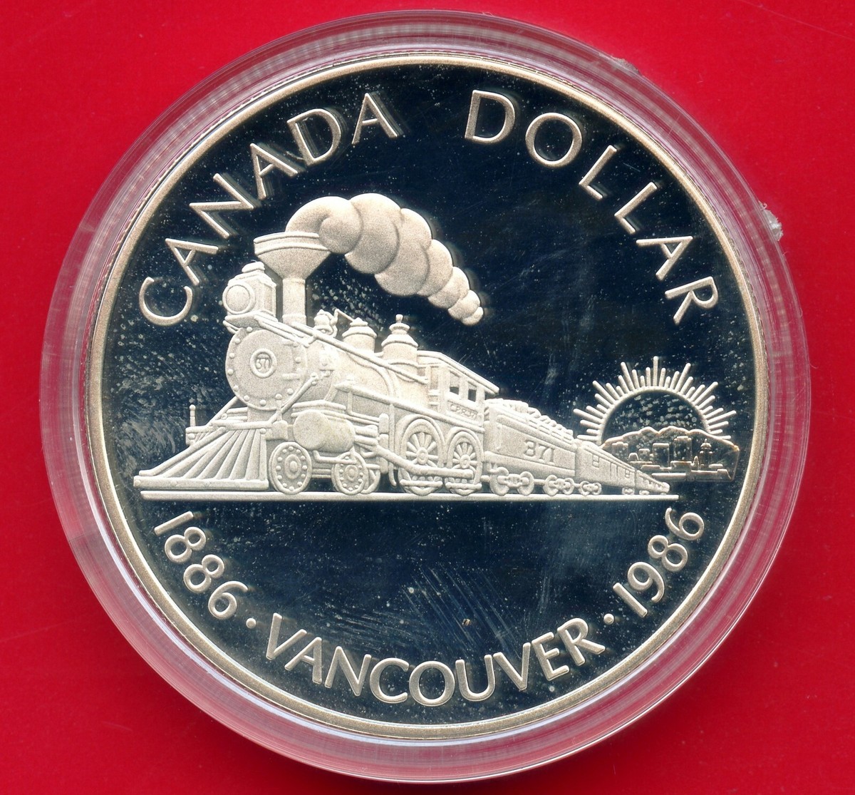 金貨 銀貨 アンティークコイン 1986 CANADIAN DOLLAR PROOF VANCOUVER