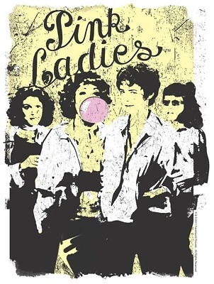 Transferencia de hierro rosa grasa para damas para camiseta + telas claras y oscuras #4 Foto 1 de 4