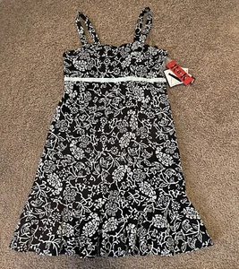 R & K Sundress NEW 14 Petite Casual Vacation Lightweight Summer Adjustable Boho - Picture 1 of 8