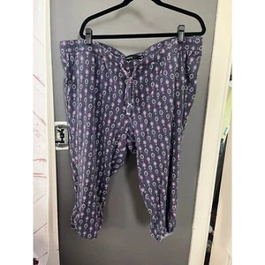 Torrid size 4 4x gray blue lightweight capri pants - Picture 1 of 5