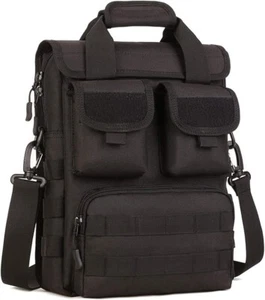 Tactical Briefcase Small Military 12 Inch Laptop Messenger Bag Computer Shoulder - Picture 1 of 6