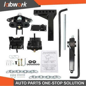 Labwork 1000lb Trailer Weight Distribution Hitch Sway Drop Shank 2 5/16 in Ball - Picture 1 of 16