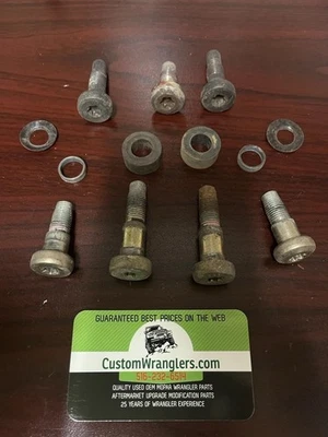 Oem 13 pcs Complete Rear Seat Belt Torx Bolts Set  Jeep Wrangler TJ 1997 to 2006 - Image 1 of 4