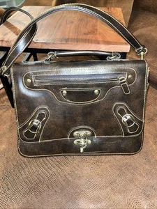 Brown Leather Ladies Purse - Picture 1 of 4