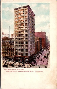 RELIANCE BUILDING Chicago, Illinois IL UDB Postcard - Picture 1 of 2