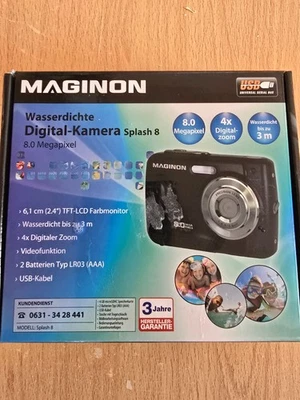 Maginon Wasserdichte Digital-Kamera Splash 8 - Bild 1 von 3