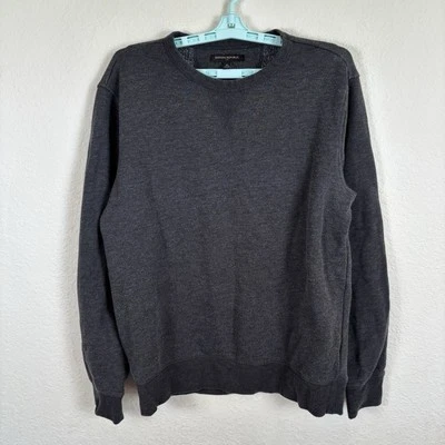 Banana Republic Mens Sweatshirt Sz M Medium Long Sleeve Gray Pilling Fair - Image 1 of 4