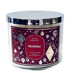 Bath & Body Works 3 Wick Candle Holiday 14.5 oz - Picture 1 of 2