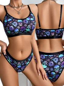 Women&rsquo;s Skull & Goth Lingerie Collection &ndash; Bras, Panties & Sets