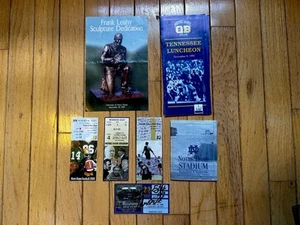 98/00/01 Notre Dame Lot Ticket Stubs Football Games NCAA Lance Legree Auto SHARP - Picture 1 of 1
