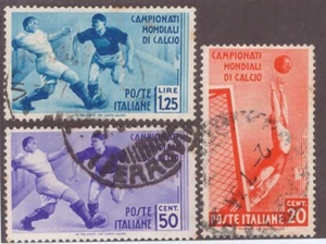 Italy Scott# 324-326 watermark 140 used Scott=$30 - Picture 1 of 1