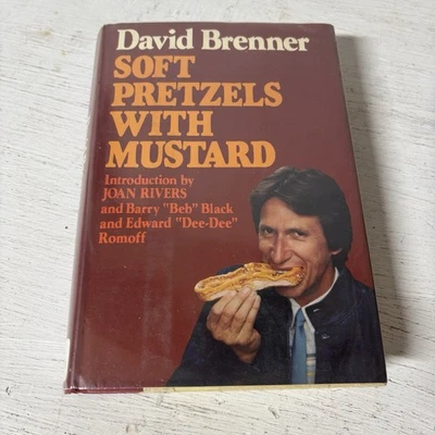 Soft Pretzels With Mustard By David Brenner 1983 Hardcover Book - Image 1 of 4