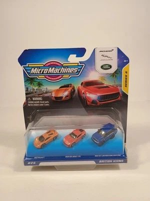 NEW 2021 MICRO MACHINES Series 6 BRITISH ICONS MCLAREN F1 JAGUAR RANGE ROVER HTF - Image 1 of 4