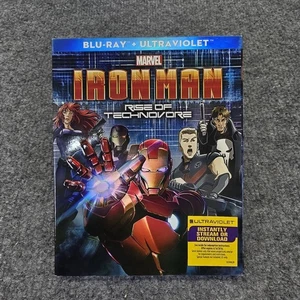 New Iron Man: Rise of the Technovore (Blu-ray) W/ RARR OOP SLIPCOVER EUC - Picture 1 of 3