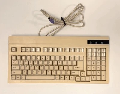 Unitech K270-PS/2 Space Saver Compact Key Keyboard White PS/2 - Image 1 of 4