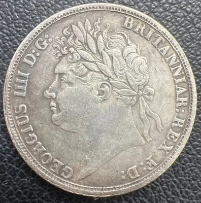 Coin 1822 United Kingdom 1 Crown - Image 1 of 2