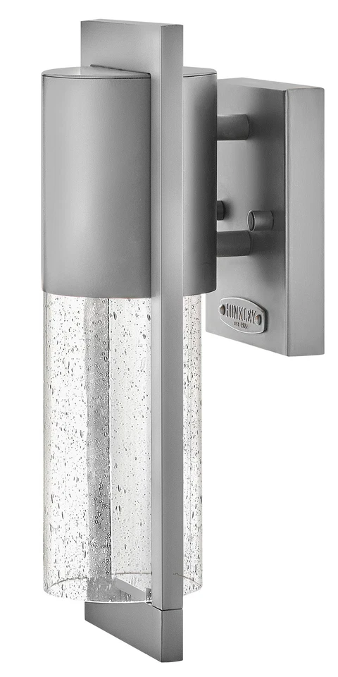 Hinkley Lighting 1327-LL Shelter 1 Light 12" Tall Outdoor Dark - Hematite - Image 1 of 1