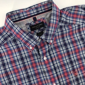 Ariat Pro Series Shirt Mens XL Plaid Long Sleeve Button Up Performance Stretch - Picture 1 of 10
