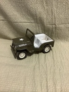 VINTAGE 1960's TONKA Army Military truck Jeep, pressed steel - Picture 1 of 5