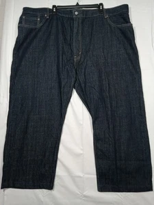 Jeans Levi's para hombre grandes 559 holgados rectos denim azules 50x26 - Imagen 1 de 7