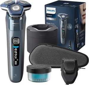 Philips Shaver Series 7000 Elektro Nass & Trockenrasierer Eisblau S7882/54 - Bild 1 von 5