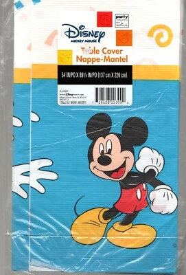 Настольная обложка для вечеринки на день рождения Mickey Mouse, 54 x 89 Вау! Бумажный синий клеймо Disney  - Изображение 1 из 4