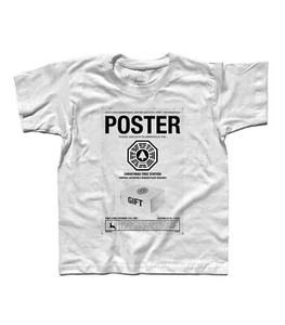 T-Shirt Child Poster LOST Logo DHARMA Swan Sawyer Jack Kate - Picture 1 of 1