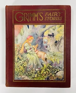 GRIMM'S FAIRY STORIES Brothers Grimm 1922 Cupples & Leon Company Hardcover Good - Picture 1 of 7