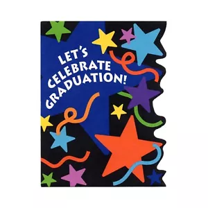 Set of 8 Colorful GRADUATION Party Invitation Cards + Envelopes by Hallmark - Picture 1 of 5