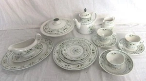 Royal Doulton - Provencal - vintage green floral tableware - 5C4A - Picture 1 of 23