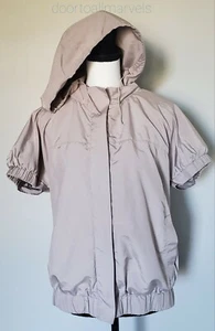 Kookai Short Sleeve Hooded Jacket Gyakusou Style Women EU 40 - Picture 1 of 12