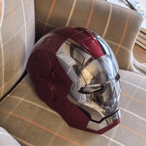 Casco Autoking Iron Man MK5 1/1 Máscara Controlada por Voz Utilería Regalos de Cumpleaños - Imagen 1 de 21