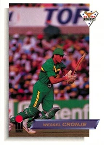 1993 1994 South Africa ODI Cricket Futera 1992 World Cup Card - Hansie Cronje - Bild 1 von 3