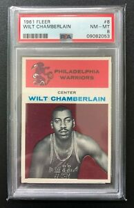 Fleer Wilt Chamberlain Basketball Rookie Sports Trading Cards 