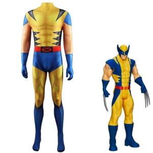 WOLVERINE Jumpsuit X-men 3D Bodysuit Logan Cosplay Costume Halloween Party - Picture 1 of 15