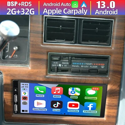 Radio estéreo para coche CarPlay para Dodge Dynasty 1988 1989 1990 1991 1992 1993 GPS navegación Foto 1 de 4